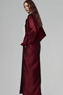 Red Sanctum Long Coat for woman, from POEM, The Viet Concept
