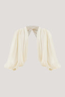 Solstice Poet Sleeve Sheer Cape for women, from CALISTA, The Viet Concept 