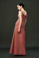 EEGEN STUDIO • Cyra One Shoulder Floral Maxi Dress