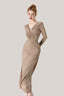 Glory V-Line Neck Tight Dress for women, from Calista, The Viet Concept 