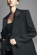 Arnold Straight Square Shoulder Polyester Blazer for women, from Maison Des Copains, The Viet Concept 