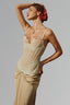  Avocado Valentina Midi  Dress for women, from La Vierge, The Viet Concept 
