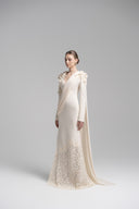 L'ALLÉE • Alluring Lace-Appliqué Mermaid Gown