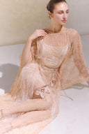 Vivid Magnolia Lace Couture Dress for women, from ARTI, The Viet Concept 