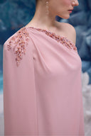 Celestine Crystal Cape Crepe Gown for women, from 21SIX, The Viet Concept