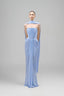 Marivelle Sheath Scarf Neck Chiffon Floor Length Dress for women, from Maison Des Copains, The Viet Concept 