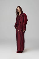 Red Sanctum Long Coat for woman, from POEM, The Viet Concept