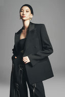 Arnold Straight Square Shoulder Polyester Blazer for women, from Maison Des Copains, The Viet Concept 