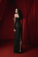 Tame Lumière Glitter Tulle Lace Evening Gown for women, from JOSEPHINE, The Viet Concept