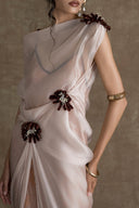 AN HERITAGE • La Joconde de l’Orient Chiffon Gown Set