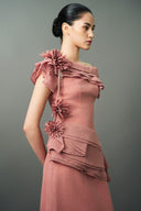 EEGEN STUDIO • Ranya Ruffled Floral Maxi Dress