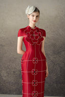 ROSEE de MATIN • Lucky Pencil Taffta Dress