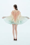 LA VIERGE • Campanilla Ombré Tulle Bell Mini Dress