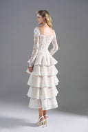 ROSEE de MATIN • Lisa White Lace Midi Dress