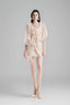 Cream Asymmetrical Wrap Top for women, from Must Have, The Viet Concept 
