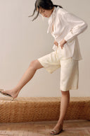 LECIA • Étoile Satin Twilly Luxury Shirt