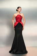 Dana Crystal-Embellished Off-Shoulder Silk Taffeta Gown for women, from 21SIX, The Viet Concept