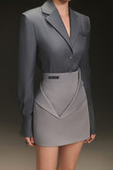 Tailored V-Neck Structured Shirt for women, from Keira Tong, The Viet Concept