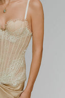  Avocado Valentina Midi  Dress for women, from La Vierge, The Viet Concept 