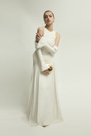 Amelie Dress Hand Appliqué Floral Volume Gown for women, from JENNY K TRAN, The Viet Concept 