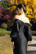 Black Nythera Maxi Dress for woman, from CALISTA, The Viet Concept 