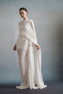 Éthereal Mist Sheer Maxi Dress for women, from HA THANH VIET, The Viet Concept 