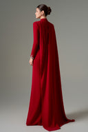 Shirin Crystal-Embellished High-Neck Crepe Evening Gown for women, from 21SIX, The Viet Concept