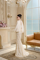 Solstice Poet Sleeve Sheer Cape for women, from CALISTA, The Viet Concept 