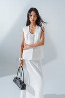 HOBB • Tailored Twill Maxi Skirt
