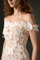 Ivory Jardin Pearl-Embellished Lace Bustier Mini Dress for women, from IHF STUDIO, The Viet Concept