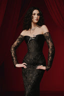Tame Lumière Glitter Tulle Lace Evening Gown for women, from JOSEPHINE, The Viet Concept