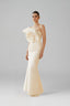 White Divine Petal Top for women, from LINH DOAN, The Viet Concept
