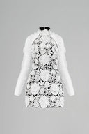 White Petalia Halter Neck Mini Dress for women, from Calista, The Viet Concept