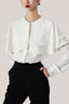 Juna Straight Layered Chiffon Shirt for women, from HOBB, The Viet Concept 
