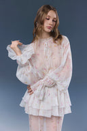 Poppy Floral Chiffon Layered Maxi Dress for women, from JOSEPHINE, The Viet Concept 