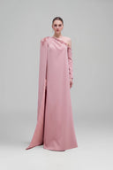 Celestine Crystal Cape Crepe Gown for women, from 21SIX, The Viet Concept
