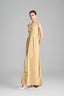 Amaryllis Slit Bow Polyester Floor Length Top for women, from Maison Des Copains, The Viet Concept 