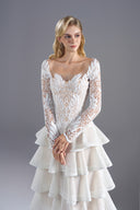 ROSEE de MATIN • Lisa White Lace Midi Dress