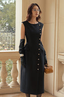 Black Hourglass Midi Dress for women, from HOBB, The Viet Concept 