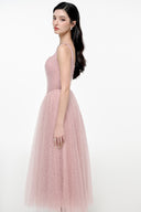 Harmony Sculpted Waist Midi Dress for women, from JOSEPHINE, The Viet Concept 