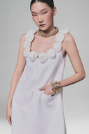  White Rosellia Mini Dress for women, from Keira Tong, The Viet Concept 