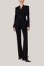 Madarin Structured Lapelless Twill Blazer for women, from HOBB, the Viet Concept 