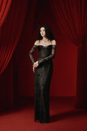 Tame Lumière Glitter Tulle Lace Evening Gown for women, from JOSEPHINE, The Viet Concept
