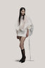 Carp Blouson Boat Neck Chiffon Mini Dress for women, from DAS LA VIE, The Viet Concept 