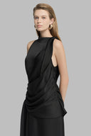 Black Steiner Haler Neck Maxi Dress for women, from Lam.D, The Viet Concept 