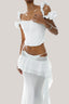 White Meimei Off - Shoulder Top for women, from Huelley Rose, The Viet Concept 