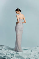 Demi Pastel Lace Mesh Bodycon Gown for women, from BYDI, The Viet Concept 