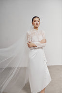 Lanlola Élisée Lace Silk Bridal Dress for women, from WHITE PLAN, The Viet Concept 