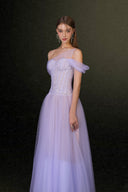 Esme Off-Shoulder Corset Tulle Gown for women, from JOSEPHINE, The Viet Concept 