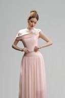 CALISTA • Light Pink Amorette Midi Dress